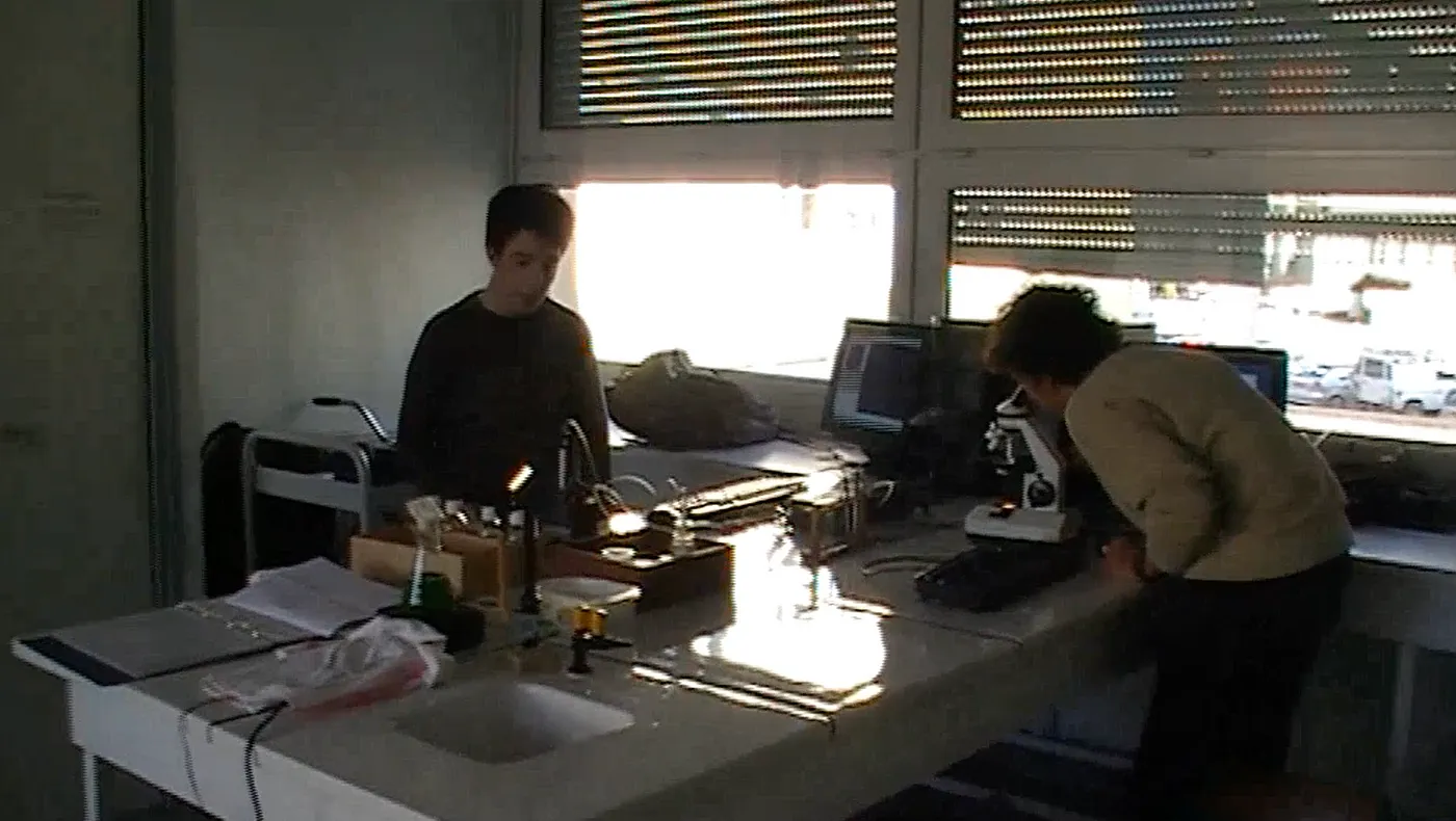 Rémy & Adam in their High-School Science Club